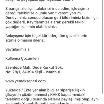 Eksik Gelen Siparişe Çözüm Sunulmuyor, Yardım Merkezi Yetersiz Kaldı