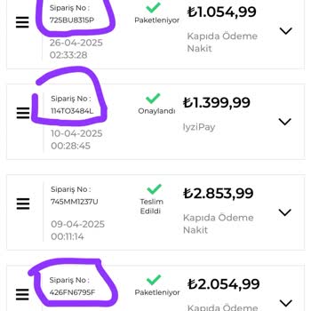Siparişlerim Teslim Edilmedi, İletişim Ve İade Süreci Sorunlu