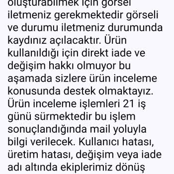 Satın Aldığım Yorganda Sertleşme Sorunu Ve Müşteri Hizmetlerinden Dönüş Alamadım