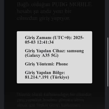 Çalınan Hesabımın Geri Alınması İçin Acil Yardım İstiyorum