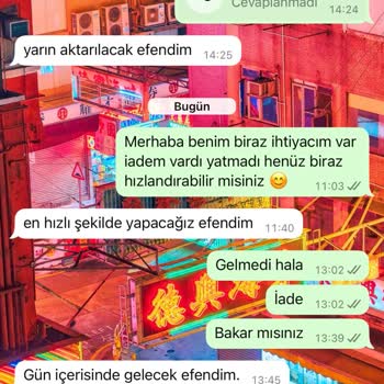 İade Sürecinde Cevapsız Ve Umursamaz Yaklaşım