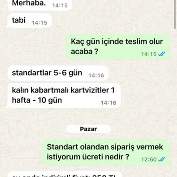Ödeme Yapıldıktan Sonra İletişim Kesildi, Kartvizitler Teslim Edilmedi