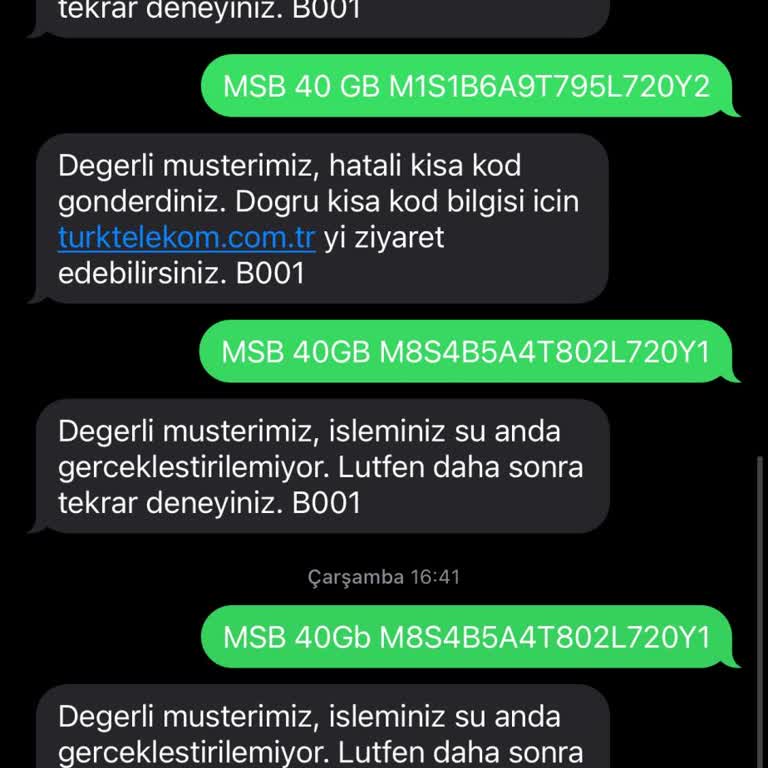 MSB Personeli İndirimli Tarifeye Geçişte Sorun Yaşıyorum
