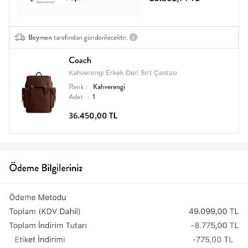 Coach Marka Çantam Gelmedi İndirim Ve Millerim Kayboldu