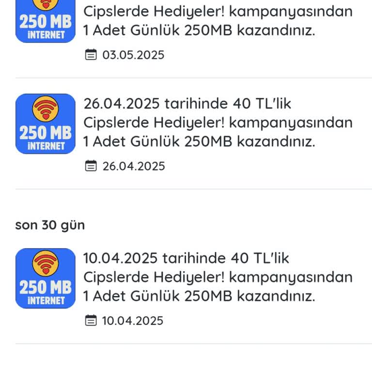 Kazandığım İnternet Paketi Uygulamada Görünse De Hatta Tanımlanmadı