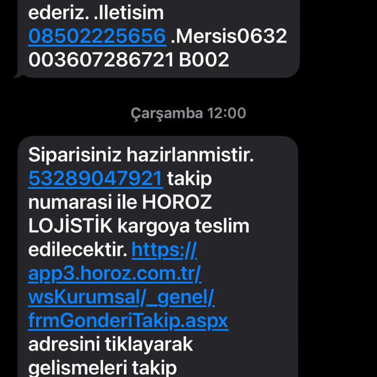 Horoz Lojistik Teslimatında Olumsuz Deneyim