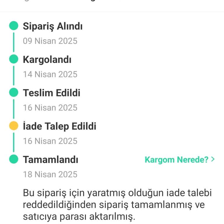 Dolap Uygulamasında İade Sürecinde Yaşanan Sorun Ve Kullanıcı Mağduriyeti