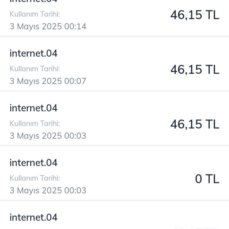 Kısa Sürede Yüksek Faturalandırma Şoku