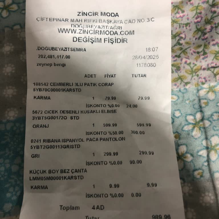 İndirim Sonrası Değişim Talebimin Reddedilmesi