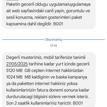 Sosyal Medya İnterneti Yerine Normal Paketim Tüketiliyor!