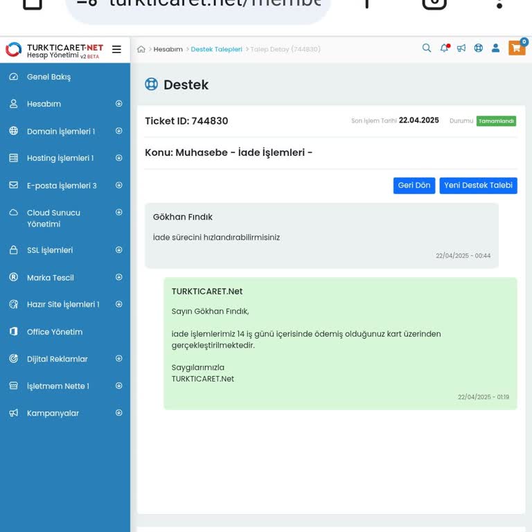 Para İadesi Sürecinde Yaşanan Gecikme Ve Mağduriyet