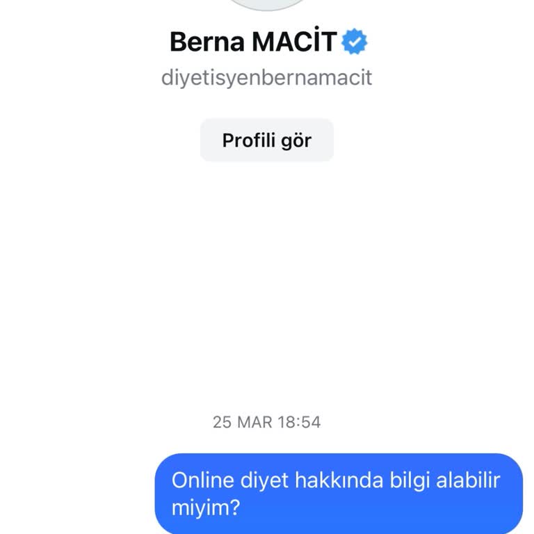 Online Diyet Bilgisi Sormam Nedeniyle Haksız Engelleme Ve İlgisizlik