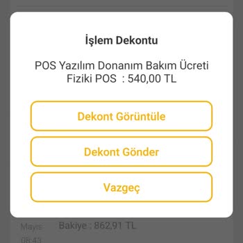 Bakım Yapılmayan Pos Cihazı İçin Haksız Ücret Kesintisi