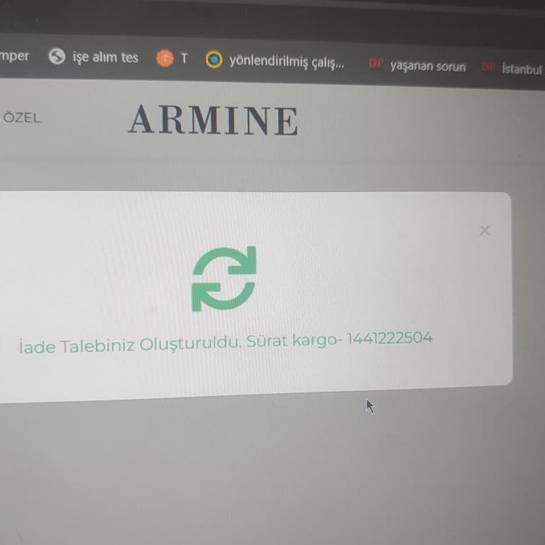 Karekod İle İade Kargomda Ödeme Sorunu Ve Para İadesi Talebi