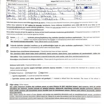 Haksız Para Çekimi Ve İade Talebi