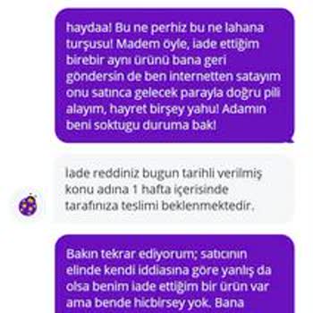 Yanlış Ürün Gönderildi İade Ve Para İadesi Yapılmadı