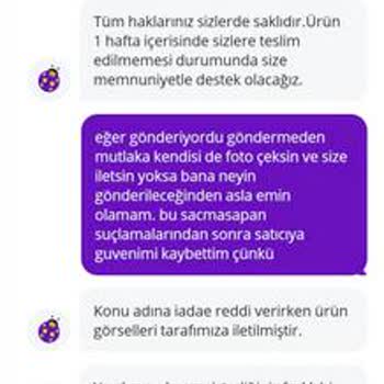 Yanlış Ürün Gönderildi İade Ve Para İadesi Yapılmadı