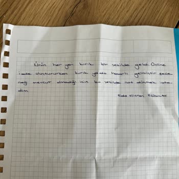 Kırık Gelen Ürün Ve Yetersiz Müşteri Hizmetleri Deneyimi