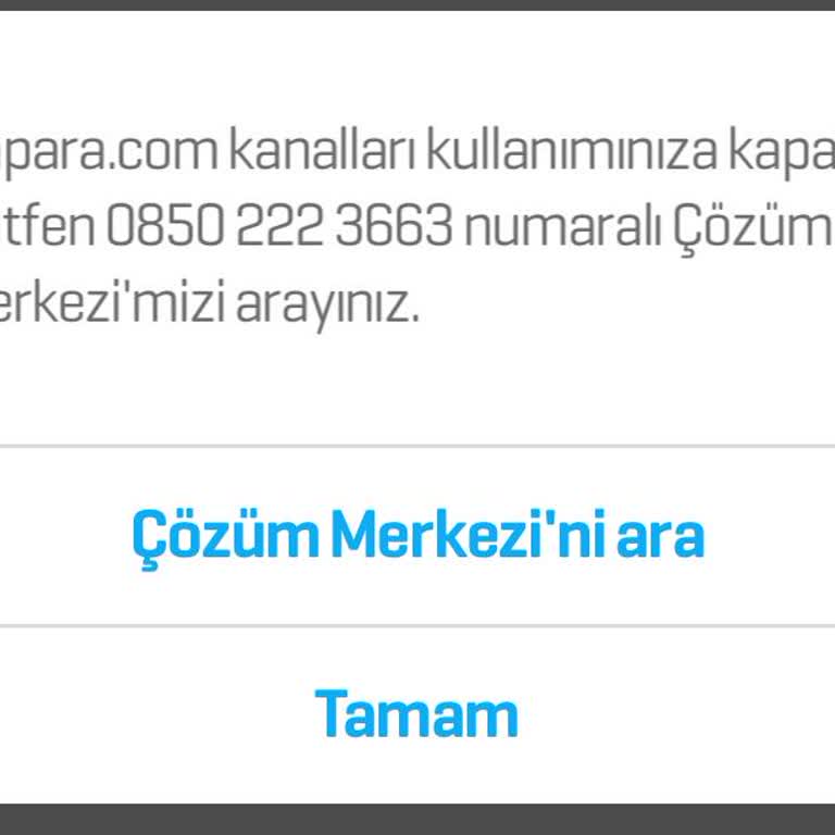 Enpara Hesabım Aniden Kısıtlandı Ödemelerimi Yapamıyorum