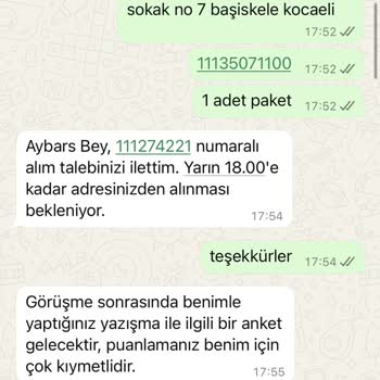 Adresten Alım Talebim Gerçekleştirilmedi, Kargom Gecikti