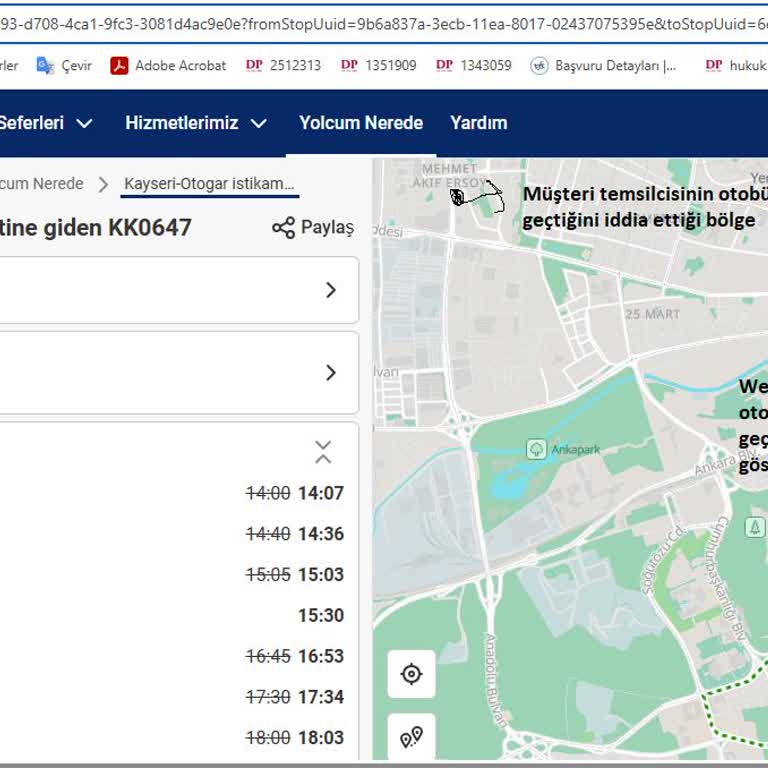 Otobüs Durağa Uğramadı, Mağduriyetim Giderilmedi