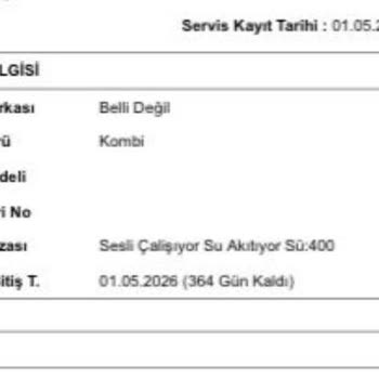 DemirDöküm Servisinden Hayal Kırıklığı Ve Yetersiz Hizmet