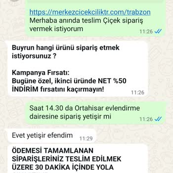 Çiçek Siparişim Teslim Edilmedi Para İadem Yapılmıyor