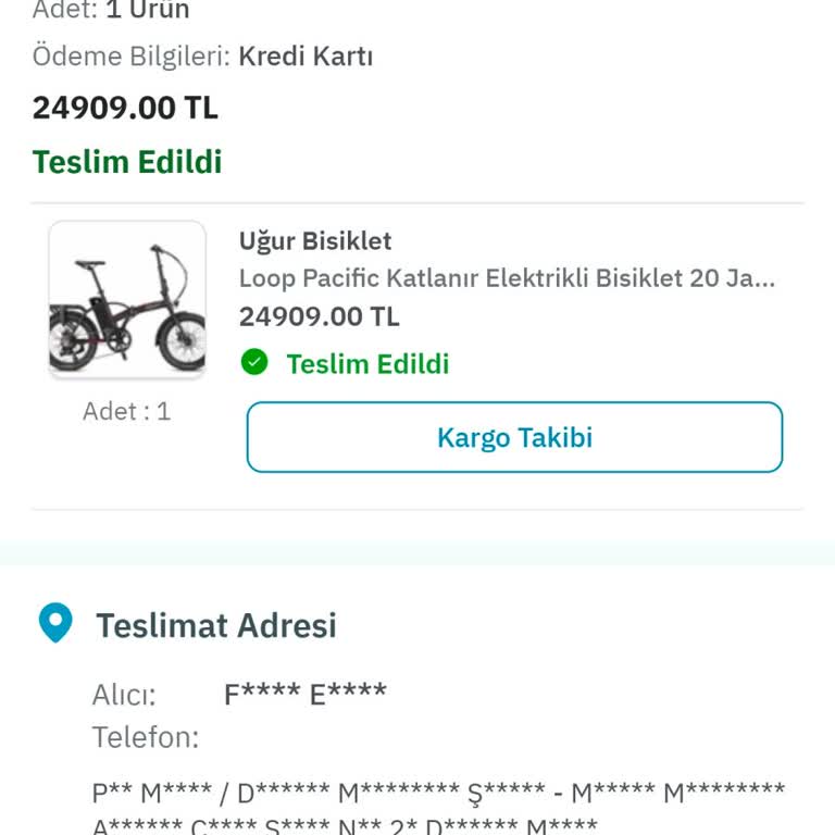 Eksik Ve Arızalı Bisiklet Teslimatı Mağduriyet Yaşattı