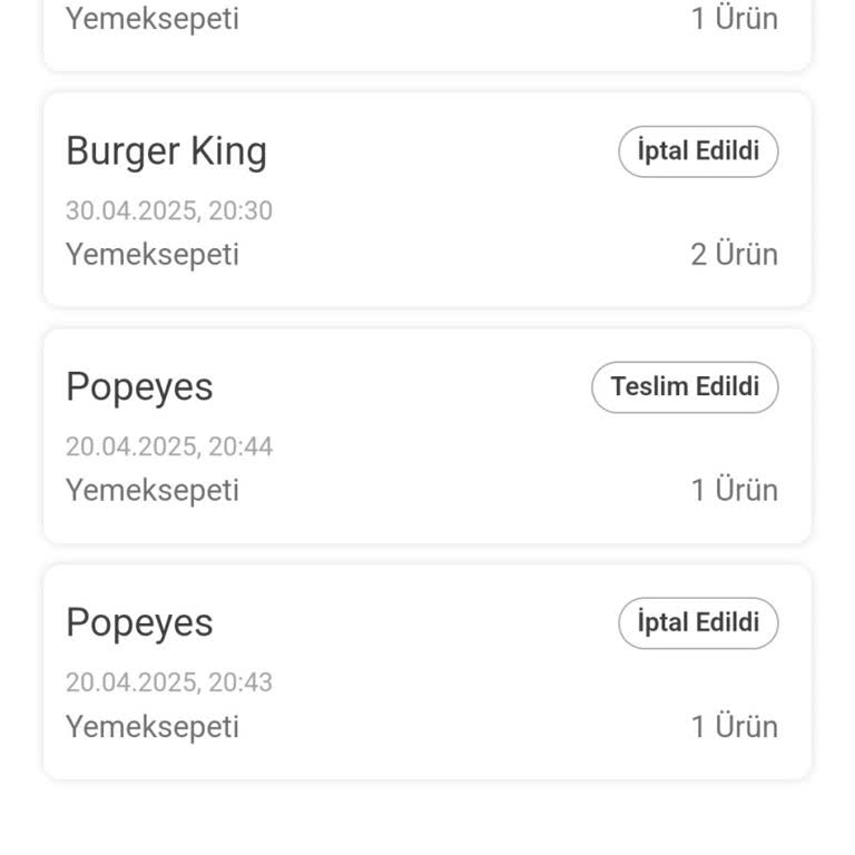Tekrarlanan Sipariş İptali Ve İade Sorunu Yaşadım