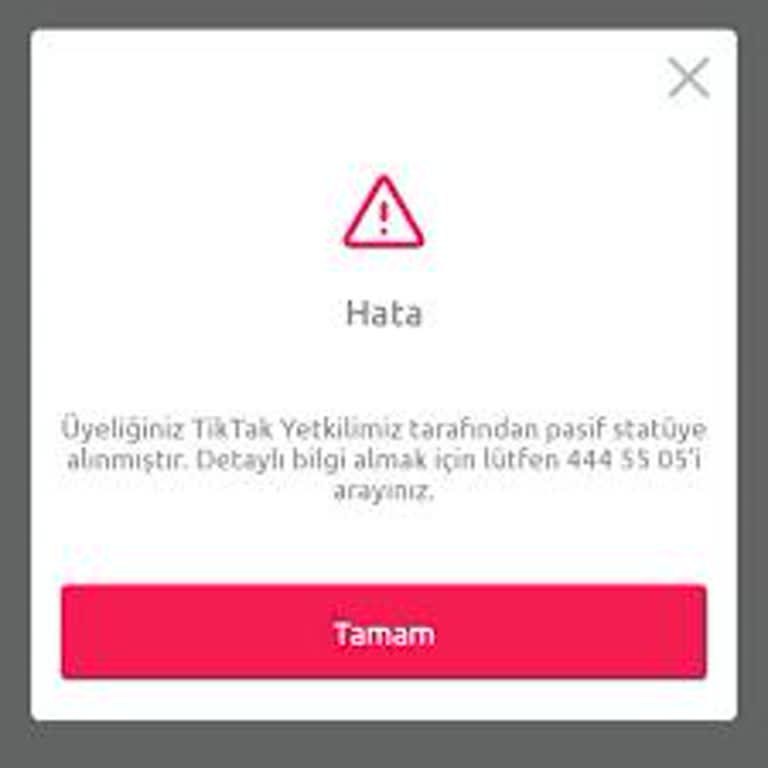 Hesabım Sebepsiz Yere Pasif Statüye Alındı, Sürekli Aynı Sorunu Yaşıyorum