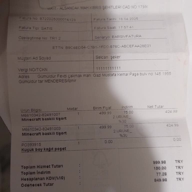 Eksik Ürün Teslimatı Ve Yetersiz Müşteri Desteği