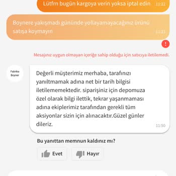 Siparişim Zamanında Kargoya Verilmedi, Satıcıdan Yanıt Alamıyorum