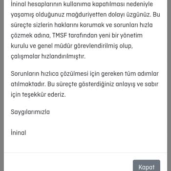 İninal Kart İle Yüklediğim Paramı Ne Çekebiliyor Ne De Harcayabiliyorum