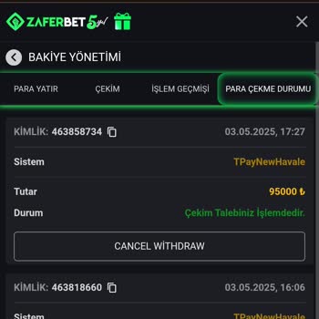 Zaferbet'te Hesap Kapatma Ve Bakiye Ödememe Sorunu