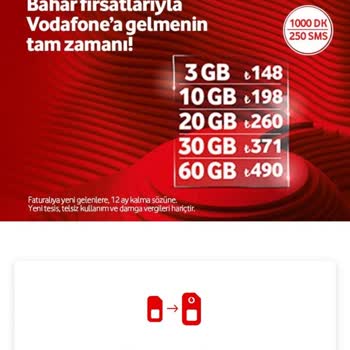 Faturalara Gelen Yüksek Zamlar Vodafone'dan Soğuttu