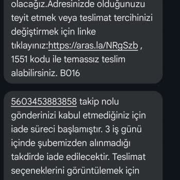 Teslim Edilmeyen Kargo İçin Yanıltıcı Gerekçe