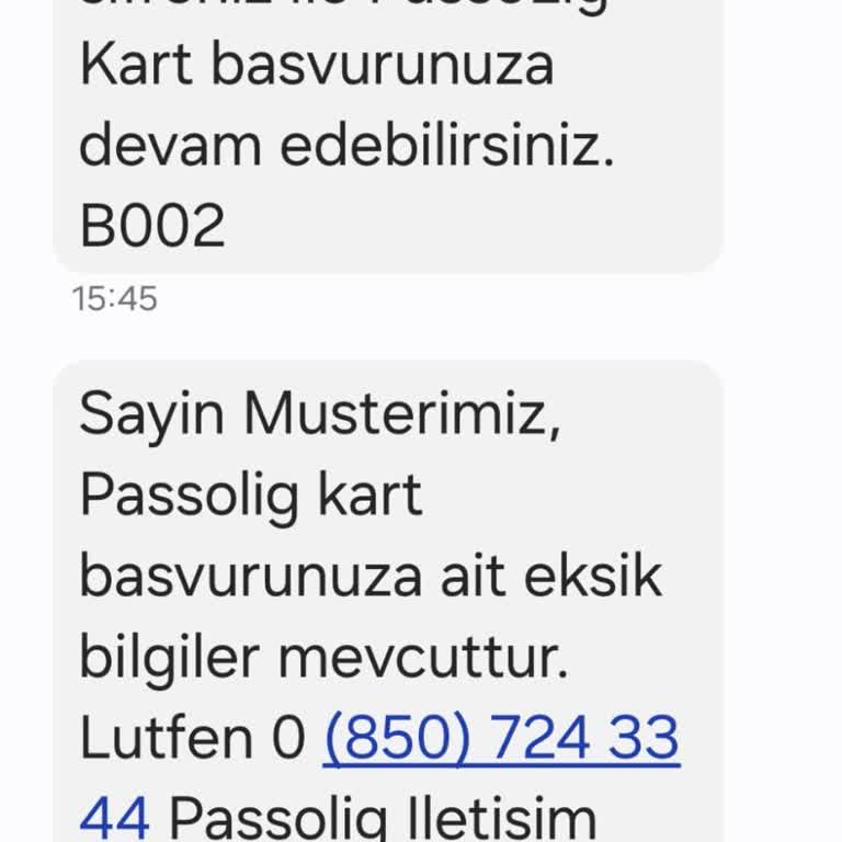 Passolig Kart Başvurusu Sonrası Eksik Bilgi Uyarısı Ve Para Çekilmesi Mağduriyeti