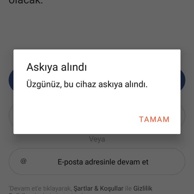 Hornet Hesabım Askıya Alındı, Giriş Yapamıyorum!