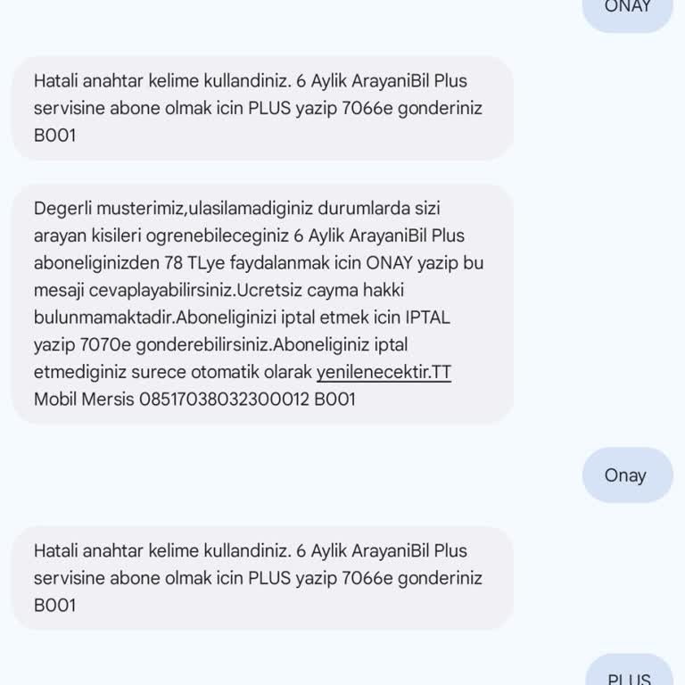 Arayan Plus Aboneliği İptal Edilemiyor, Sürekli Hata Alıyorum