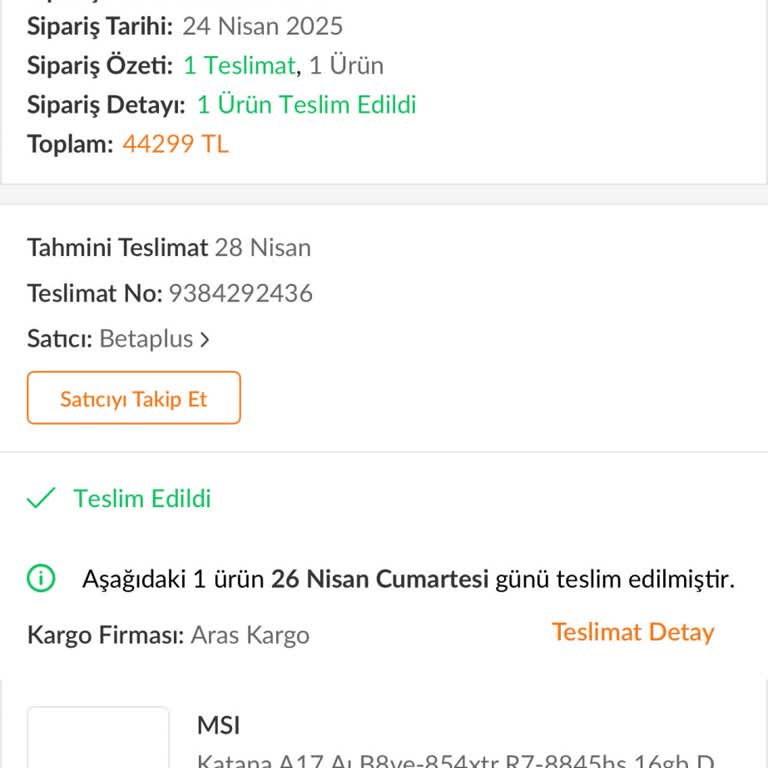 Beta Plus Teknoloji Satın Aldığım Laptop Kullanılmış Ve Arızalı Geldi