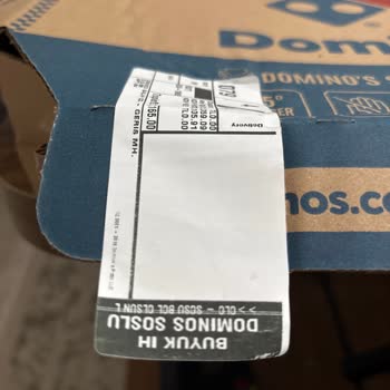 Domino's Pizza Yalıkavak Şubesinde Eksik Sos Ve Gecikmeli Teslimat Sorunu