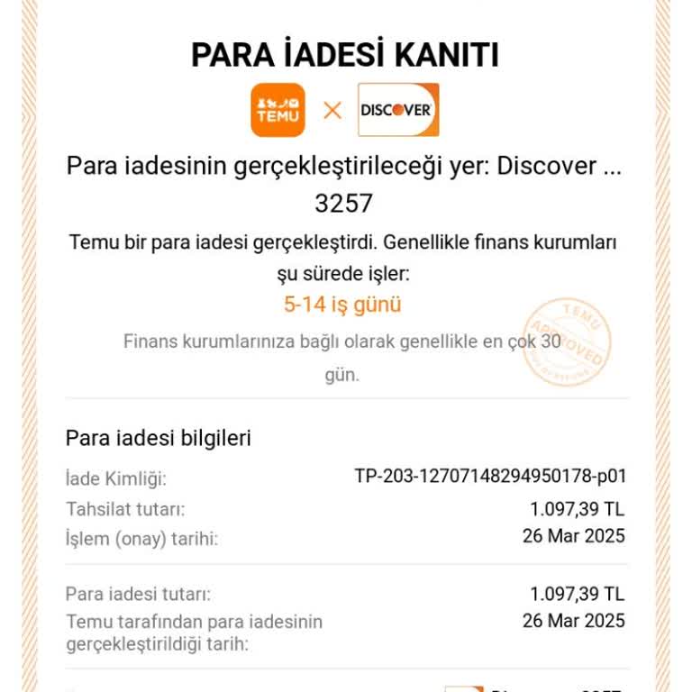 Temu'dan İptal Ettiğim Alışverişin İadesi Haftalardır Yapılmadı