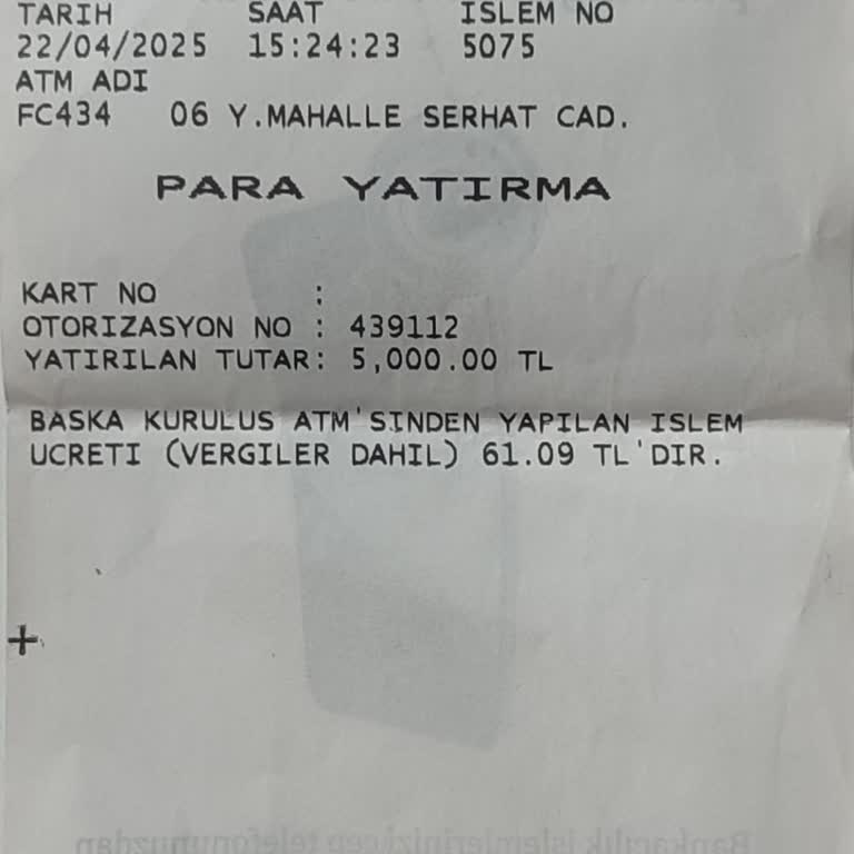 Ortak ATM İle Yapılan Para Transferinde Yaşanan Sorun