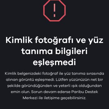 Paribu Kimlik Doğrulama Sorunu Nedeniyle Hesabıma Erişemiyorum