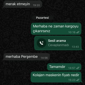 Sipariş Verilen Sabunların Kargolanmaması Ve İletişim Sorunu