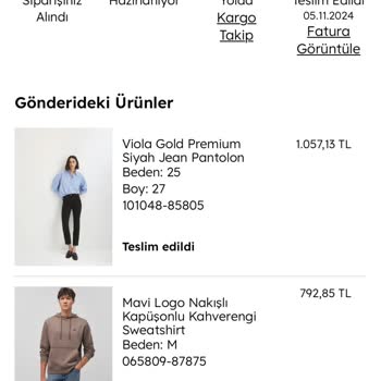 Altı Ayda Deforme Olan Pantolonum İçin Değişim Talep Ediyorum