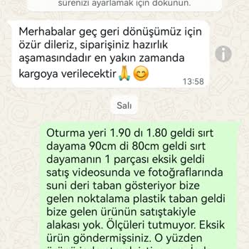 Eksik Ve Hatalı Ürün, İade Sürecinde Destek Alamıyorum