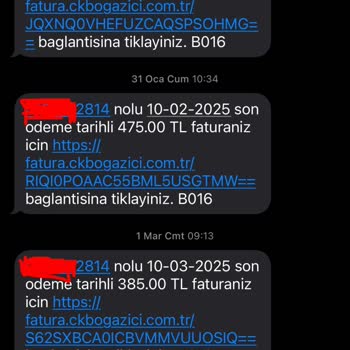 Beklenmedik Yüksek Fatura Ve Yanıltıcı Mesaj Hakkında Şikayet