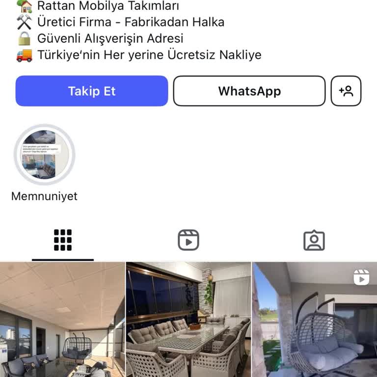 Sahte Site Üzerinden Bahçe Mobilyası Alımında Yaşanan Mağduriyet