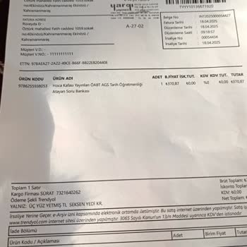 Yanlış Kitap Gönderimi Ve İletişimsizlik Mağduriyeti